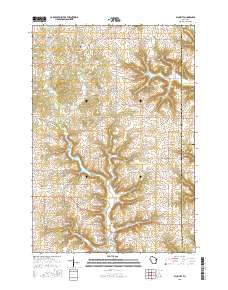 Plum City 2015 topographic map thumbnail
