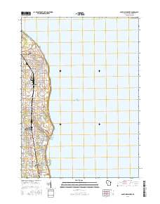South Milwaukee 2016 topographic map thumbnail