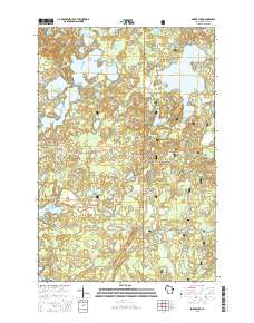 Spider Lake 2015 topographic map thumbnail
