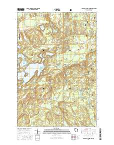 Upper Eau Claire Lake 2015 topographic map thumbnail