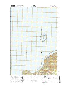 Mawikwe Bay 2015 topographic map thumbnail
