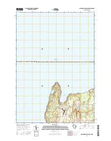 Washington Island NW 2016 topographic map thumbnail