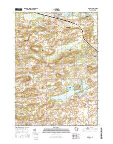 Wyocena 2016 topographic map thumbnail