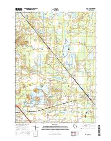 Wyeville 2015 topographic map thumbnail
