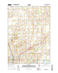 Waupun North 2015 topographic map thumbnail