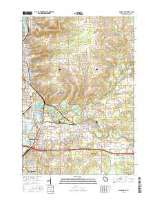 Wausau East 2015 topographic map thumbnail