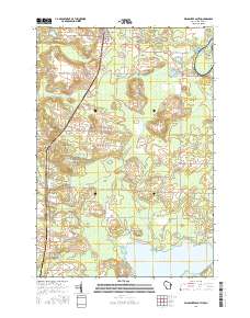 Wausaukee South 2016 topographic map thumbnail