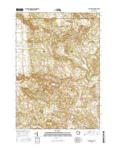 Wautoma NE 2015 topographic map thumbnail