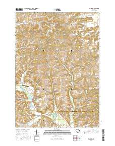 Wonewoc 2016 topographic map thumbnail