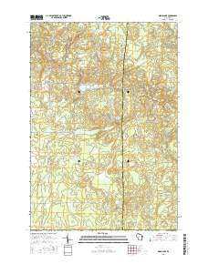 Wood Lake 2015 topographic map thumbnail