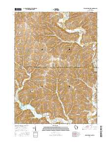 Yellowstone Lake 2016 topographic map thumbnail