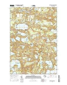 White Sand Lake 2015 topographic map thumbnail