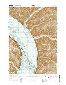 Ferryville 2015 topographic map thumbnail
