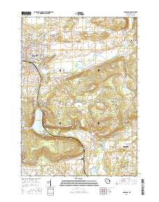 Baraboo 2016 topographic map thumbnail