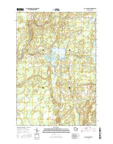 Lac Sault Dore 2015 topographic map thumbnail