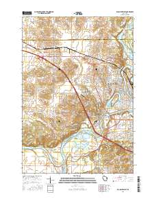 Eau Claire West 2015 topographic map thumbnail