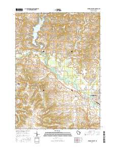 Reedsburg West 2016 topographic map thumbnail