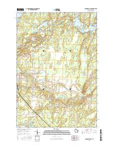 Cranberry Lake 2015 topographic map thumbnail