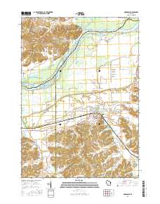 Mazomanie 2016 topographic map thumbnail