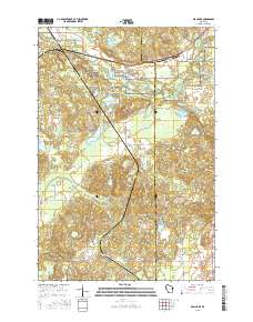 Bean Lake 2015 topographic map thumbnail