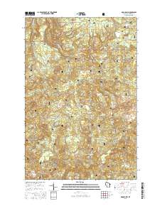 Moquah NW 2015 topographic map thumbnail