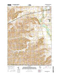 Brodhead West 2016 topographic map thumbnail