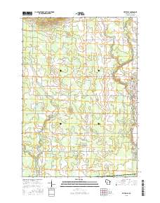 Pittsville 2015 topographic map thumbnail