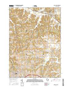 Cross Plains 2016 topographic map thumbnail