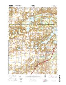 East Troy 2016 topographic map thumbnail
