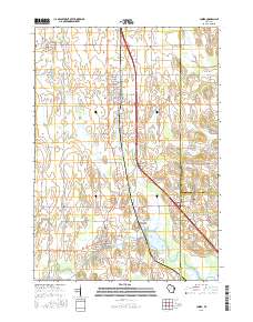 Lomira 2015 topographic map thumbnail