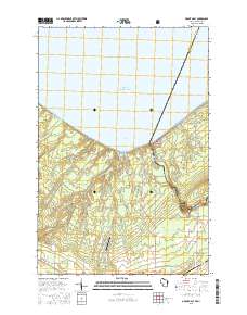 Oronto Bay 2015 topographic map thumbnail