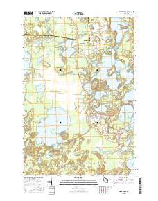Three Lakes 2015 topographic map thumbnail