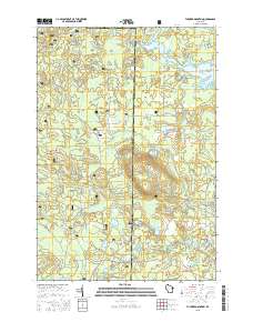 Thunder Mountain 2015 topographic map thumbnail