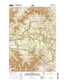 Fall Creek 2015 topographic map thumbnail