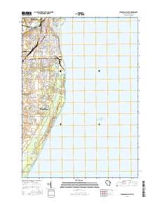 Sheboygan South 2016 topographic map thumbnail