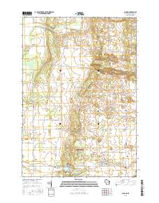 Almond 2015 topographic map thumbnail