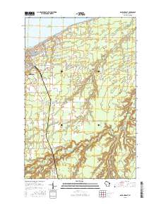 Ashland East 2015 topographic map thumbnail