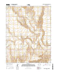 West of Russell Springs 2015 topographic map thumbnail