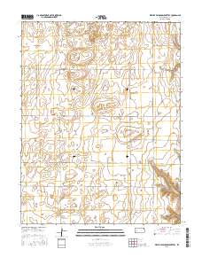 West of Eminence Cemetery 2016 topographic map thumbnail