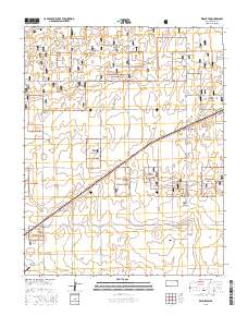 Wilburton 2015 topographic map thumbnail