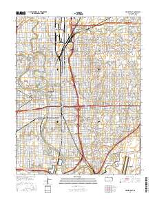 Wichita East 2015 topographic map thumbnail