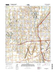 Wichita West 2015 topographic map thumbnail