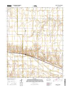 Dodge City SW 2016 topographic map thumbnail
