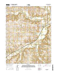 Quenemo 2015 topographic map thumbnail