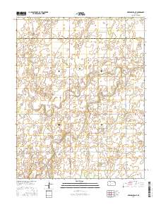 Greensburg NE 2016 topographic map thumbnail