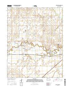 Fort Larned 2015 topographic map thumbnail