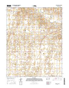Liberal NW 2016 topographic map thumbnail