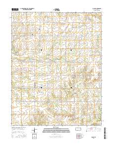 Iola SE 2015 topographic map thumbnail