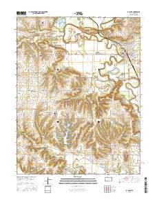 La Cygne 2015 topographic map thumbnail