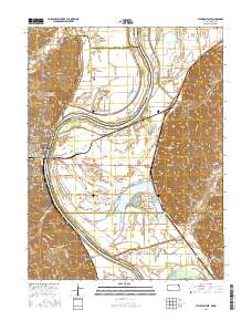Atchison East 2016 topographic map thumbnail